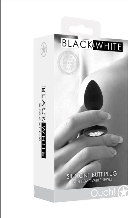 Produktbild Ouch! Silicone Butt Plug with Removable Jewel