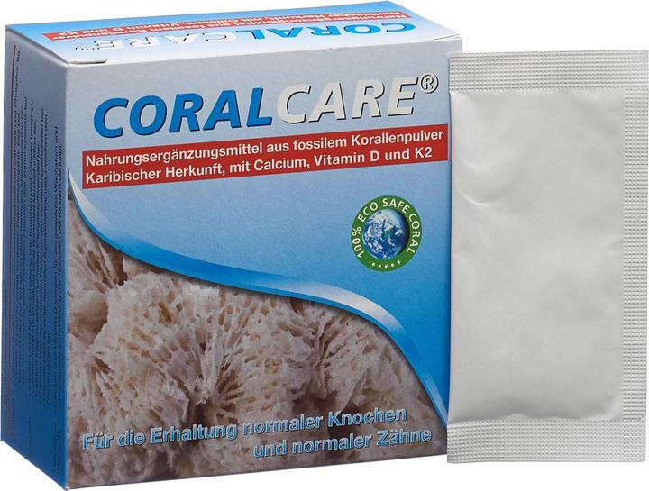 Produktbild CoralCare Coralcalcium Vitamin D3 + K2 (30 Stück, Sachet, 91 g)