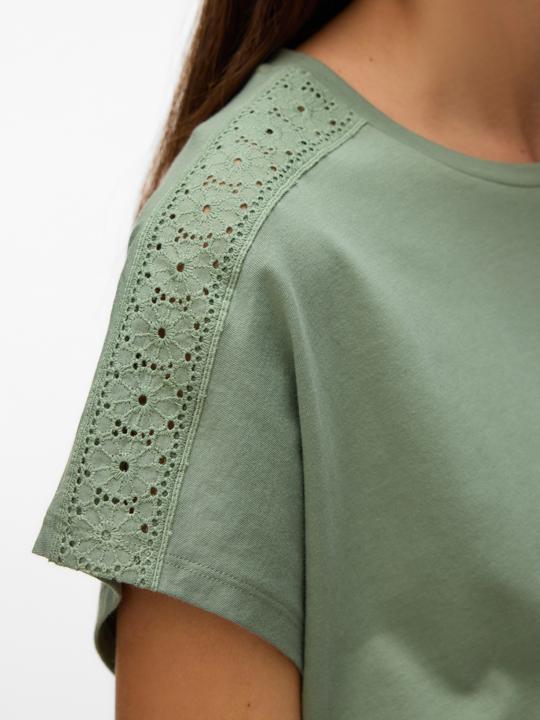 Image du produit Vero Moda Vmemmy Ss Lace Tape Top Jrs Ga Noos (S)