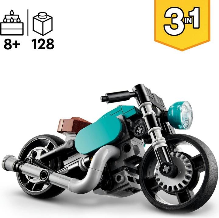 Produktbild LEGO Oldtimer Motorrad (31135, LEGO Creator 3-in-1)