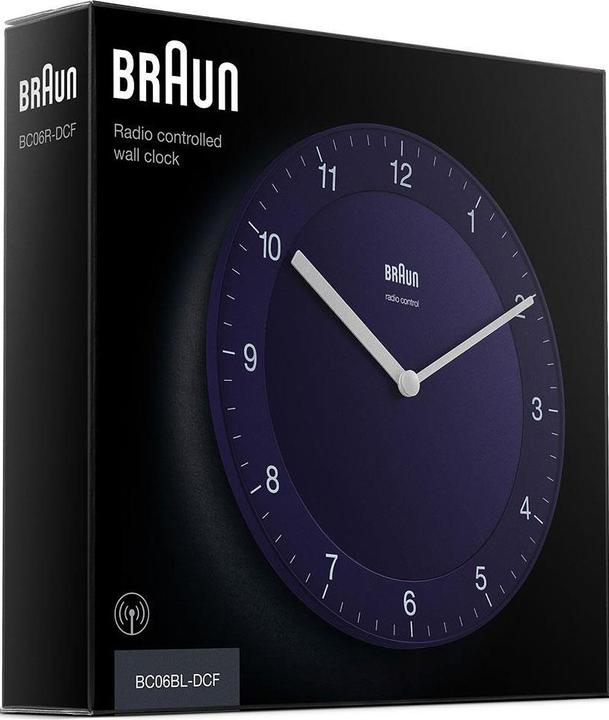Produktbild Braun BC06BL-DCF Klassik Funkwanduhr (20 cm)