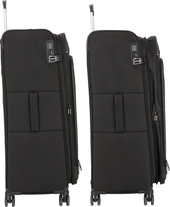 Actual product image D&N Travel Line 9504 4-wheel trolley L 76 cm with expansion fold (102 l, L (90 - 115l))