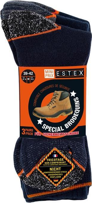 Image du produit Estex NO COMPRIM CHAUSSURES DE TRAVAIL PACK 3 pièces (39, 42)