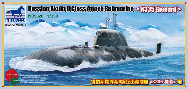 Produktbild Bronco Russian Akula II Class Attack Submarine 'K335 Giepard'