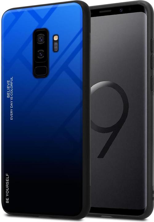 Image du produit Cadorabo Couverture en verre TPU 2 couleurs (Samsung Galaxy S9+)