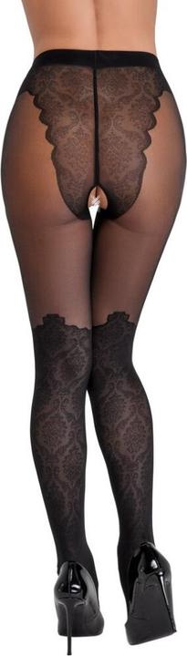 Actual product image Cottelli Collection Crotchless pantyhose (4)
