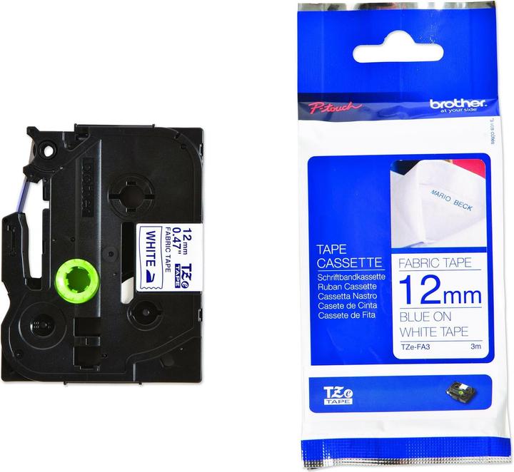 Actual product image Brother Tze-Fa3 (1.20 cm, White)