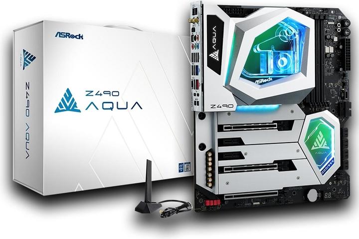 Produktbild AsRock Z490 Aqua (LGA 1200, Intel Z490, E-ATX)