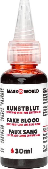 Actual product image Maskworld Kunstblut Flasche mit Dosierspitze