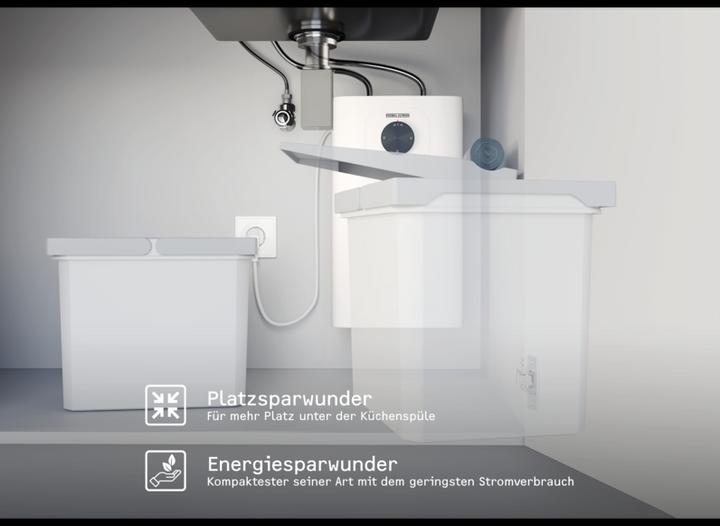 Immagine prodotto Stiebel Eltron SNU 5 Plus, molto compatto, antigoccia, termostatico, boiler sottolavello da 5 l a bassa pressione