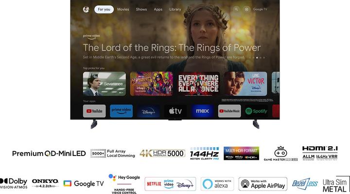 Image du produit TCL 98X955 (98", LED, 4K, 2023)