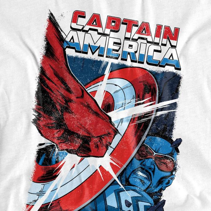 Actual product image Captain America Unisex Adult Red Hulk Punch T-Shirt (XL)