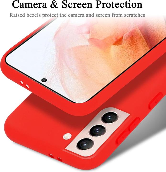 Actual product image Cadorabo TPU Liquid Silicone Case Cover (Samsung Galaxy S21 5G)