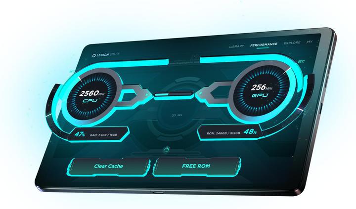 Produktbild Lenovo Legion Tab (nur WLAN, 8.80", 256 GB, Eclipse Black)