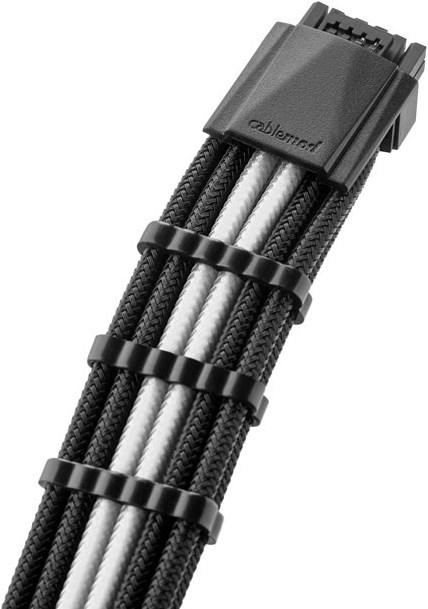 Produktbild CableMod Pro ModMesh 12VHPWR Cable Extension Kit - schwarz/weiss