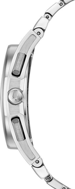 Produktbild Bulova CURV 96A205 Horloge - Staal - Zilverkleurig - 41 mm (Chronograph, 44 mm)