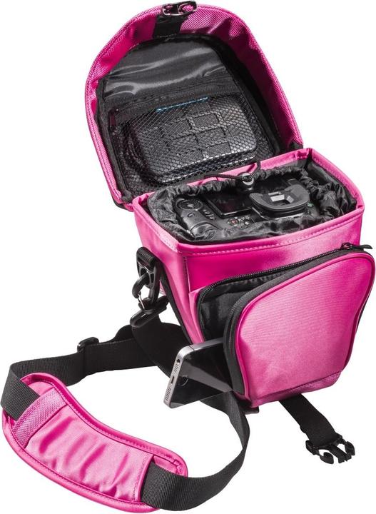 Produktbild mantona Premium Colttasche pink (Kamera Schultertasche, Kamera Bereitschaftstasche, 1 l)