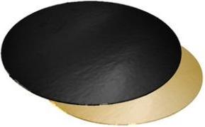 Produktbild Aristo Tortenpapier Ø320 mm 1100 gr Schwarz/Gold,100 Stück/Packung