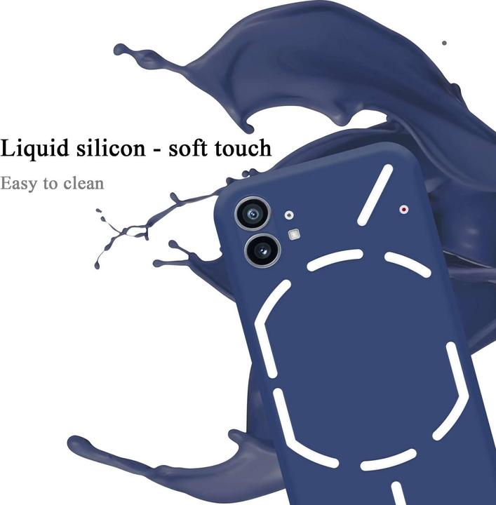 Actual product image Cadorabo Bumper TPU Liquid Silicone Case (Nothing Phone (1))
