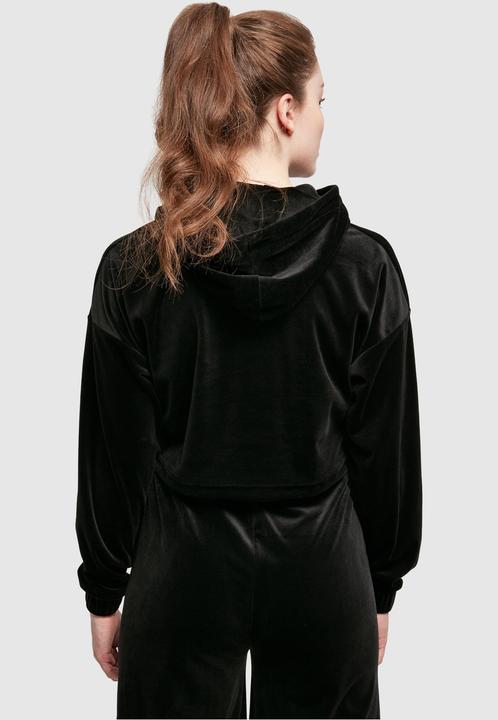 Image du produit Urban Classics Sweat à capuche croisé en velours pour femmes (S)