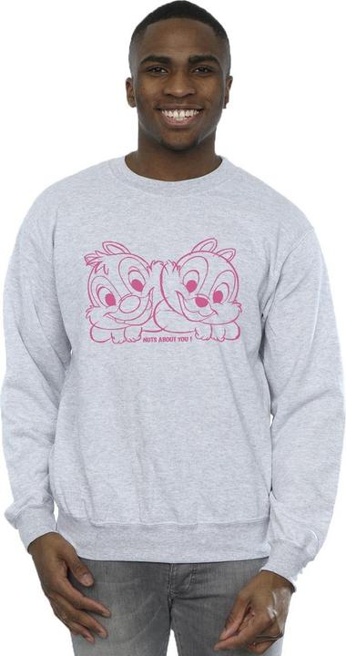 Immagine prodotto Disney Chip 'n' Dale Nuts About You Felpa Uomo (M)