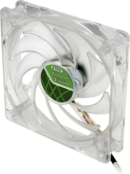 Immagine prodotto Titan Ventola,, 120x120x25mm, TFD-12025GT12Z/V2(RB), Green Vision (120 mm, 1 x)