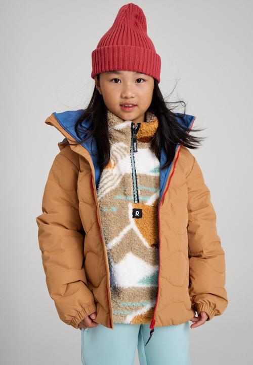 Produktbild Reima Kinder Daunenjacke Fossila Peanut Brown (158)