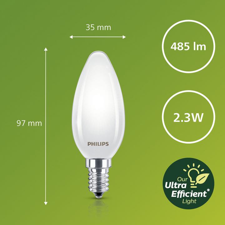 Produktbild Philips Ultra Efficient (E14, 2.30 W, 485 lm, 1 x, A)