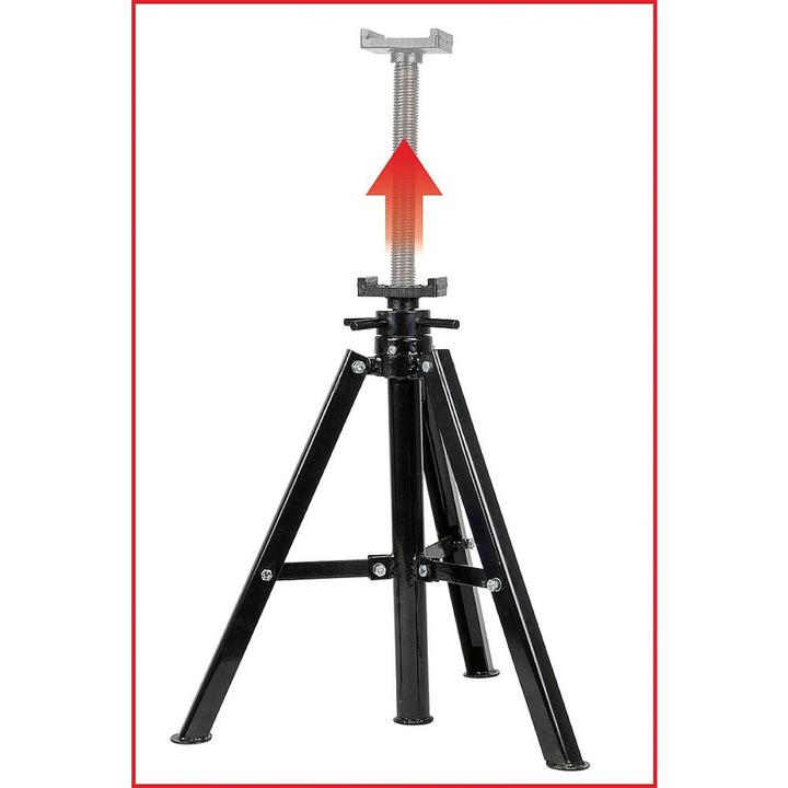 Produktbild KS Tools Stahl-Spindel-Unterstellbock, 12t, 456-710mm