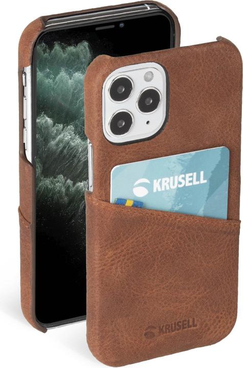 Produktbild Krusell Sunne CardCover Apple iPhone 12 mini vintage cognac (62154) (Apple iPhone 12 mini)