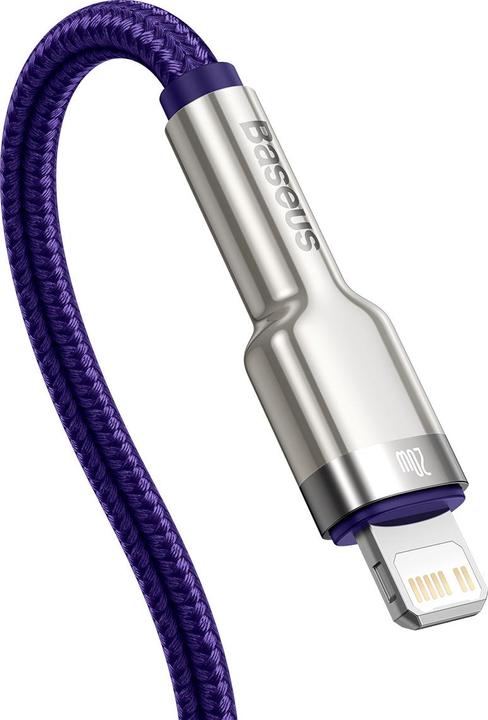 Produktbild Baseus Cafule Series USB-C cable for Lightning, 20W, 2m (purple) (2 m, USB 2.0)