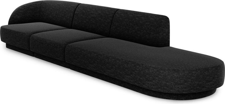 Actual product image Micadoni Right Sofa, "Miley", 4 Seats, 323x90x70Made in Europe (2 person sofa, 3-seater, 4-seater)