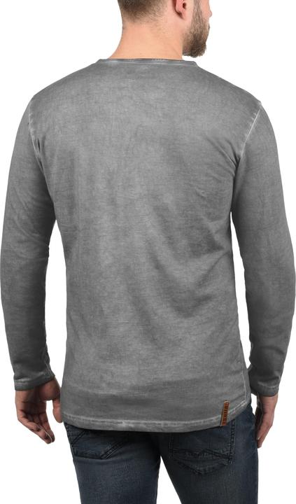 Immagine prodotto Solid Timur Maglia Maglie A Maniche Lunghe Da Uomo Con Collo Grandad In Cotone 100% (M)