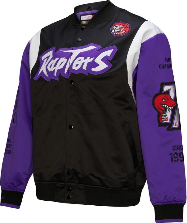 Actual product image Mitchell & Ness M&N Heavyweight Satin Jacket NBA Toronto Raptors - L (L)