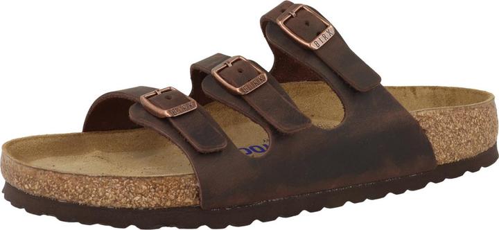 Actual product image Birkenstock Florida SFB oiled nubuck leather soft footbed normal - 66003 (38)