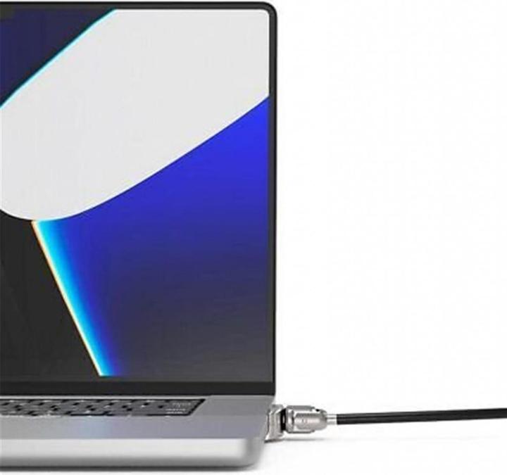 Actual product image Maclocks Ledge adapter for 2022 M1 MacBook Pro 16" + Keyed Cable Lock