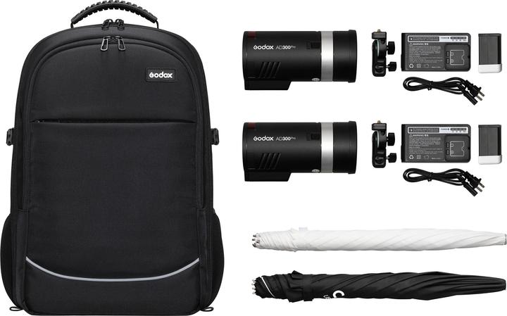 Image du produit Godox Kit double sac à dos Witstro AD300 Pro (300 W, Set)