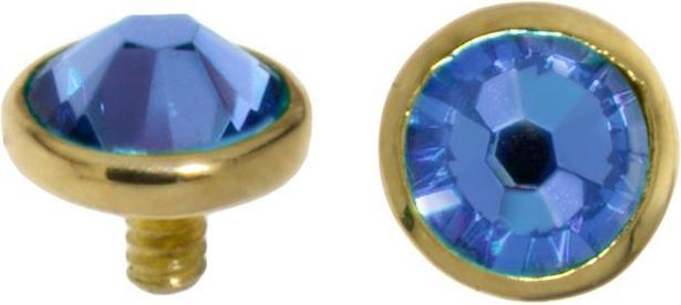 Blau, Goldfarben