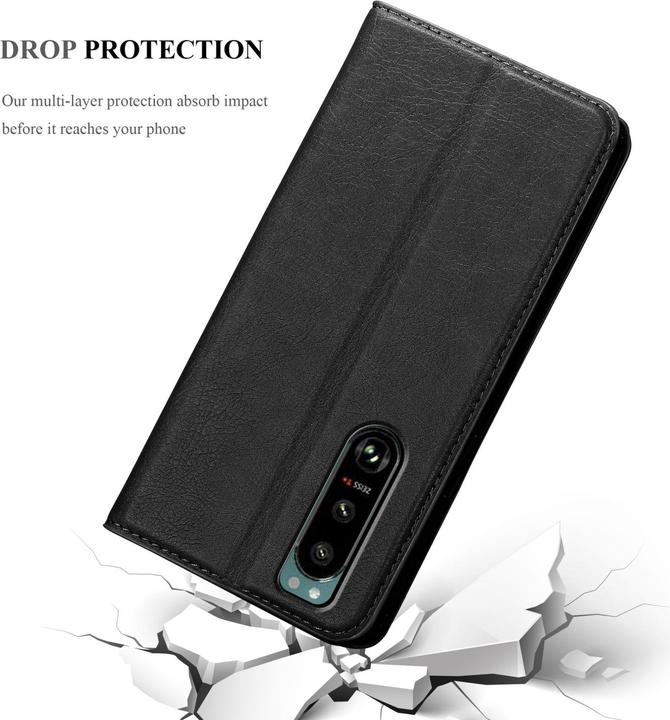 Actual product image Cadorabo Book Invis. Magnet sleeve (Sony Xperia 5 III)