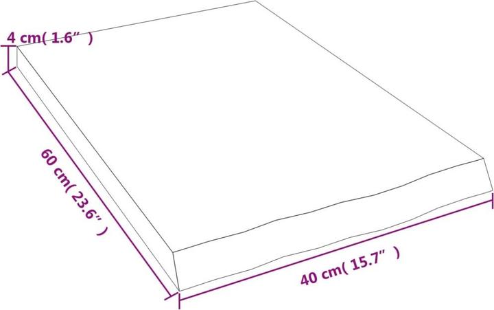 Actual product image VidaXL Emerald (40 x 4 x 60 cm)