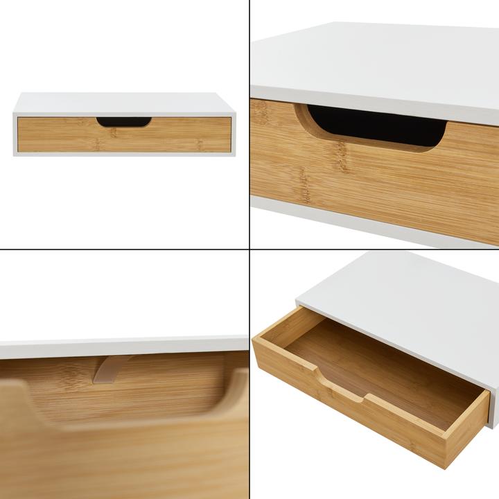 Produktbild En.Casa Wandregal (40 x 24 x 8 cm)