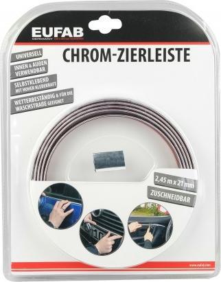 Image du produit EAL 30182 Baguette décorative automobile chromée L x l 2.45 m 21 mm