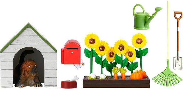 Actual product image Micki Lundby set garden + dog kennel