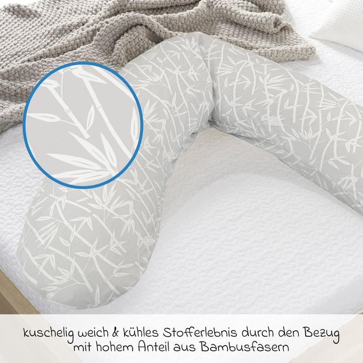 Produktbild Theraline Stillkissen "Das Original" mit Polyester Hohlfaser Füllung inkl. Bezug 190 cm (190 cm)