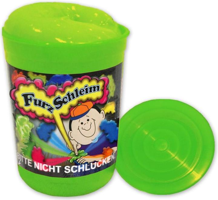 Actual product image Fun trading Fart Slime Green