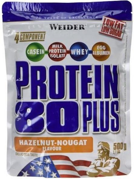 Actual product image Weider Protein 80 Plus (Hazelnut, 1 pcs., 500 g)