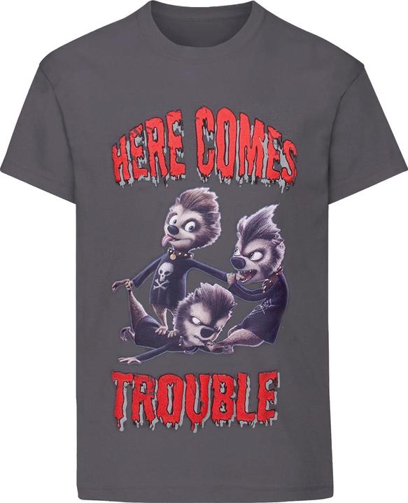 Immagine prodotto Universal Textiles Tshirt Ragazzi Here Comes Trouble (152)