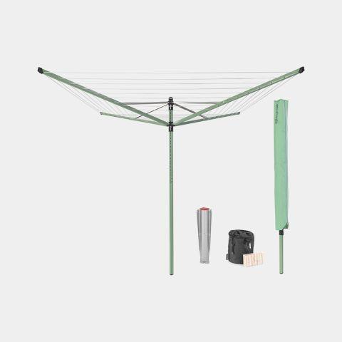 Immagine prodotto Brabantia Lift-O-Matic 50 M - Tubo da 45 mm con ancoraggio a pavimento in metallo (50 m)