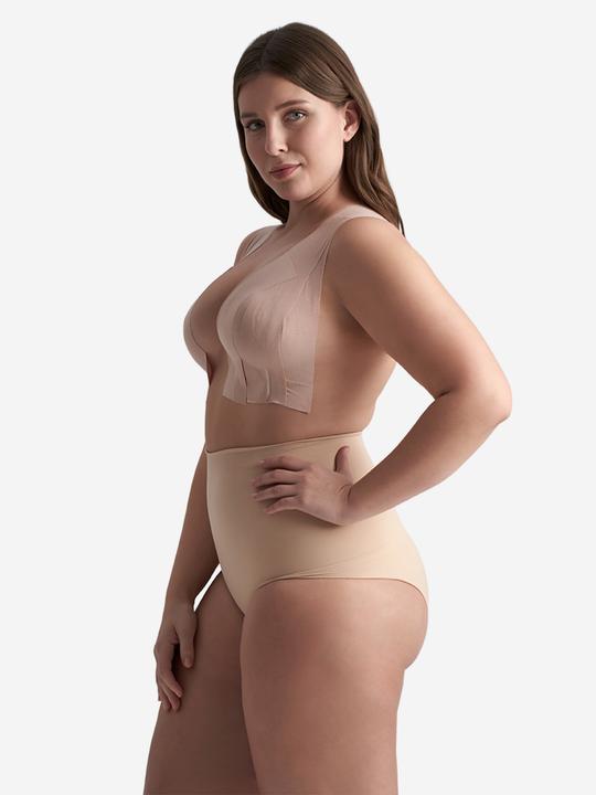 Image du produit Bye Bra Ruban De Corps 5m X 6,5 cm + 3 Paires De Cache-Tétons En Satin Nude (Une unité par pack, Taille unique)