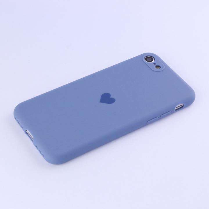 Produktbild PhoneLook Hülle Silikon Mat Herz lavendel (Apple iPhone 7)